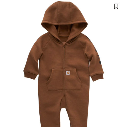 Carhartt Infant Boys' Fleece Zip Front Long Sleeve Coverall