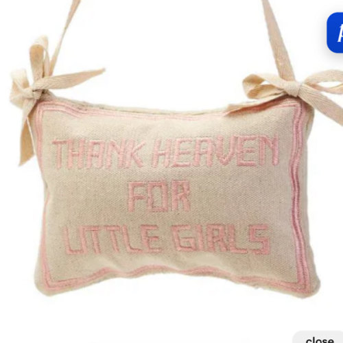 Two's Company Thank Heaven Embroidered Pillow Hanging Décor – Smyth Jewelers