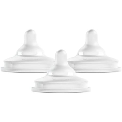 Boon Nursh Curve Bottle Nipples - Slow Flow - 3 Count
