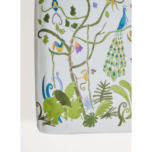 Tropical Chinoiserie Crib Sheet