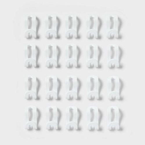 20pk Hanger Connector Hooks - Brightroom™