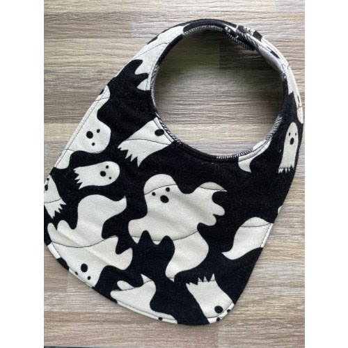 Ghostly Glow In The Dark Bib- Baby Bib- Infant Bib- Toddler Bib- Burp Cloth