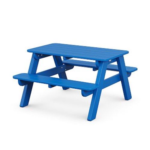 Toddler Play Polywood Picnic Table, Pacific Blue
