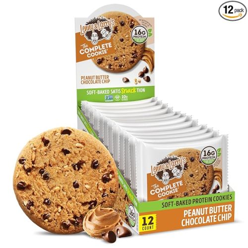 Lenny & Larry's Complete Protein Cookie, Peanut Butter Chocolate Chip, (Pack of 12)