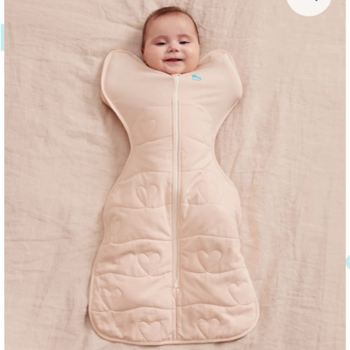 Swaddle Up™ 3.5 TOG Cotton Blush Heart Quilting - Newborn