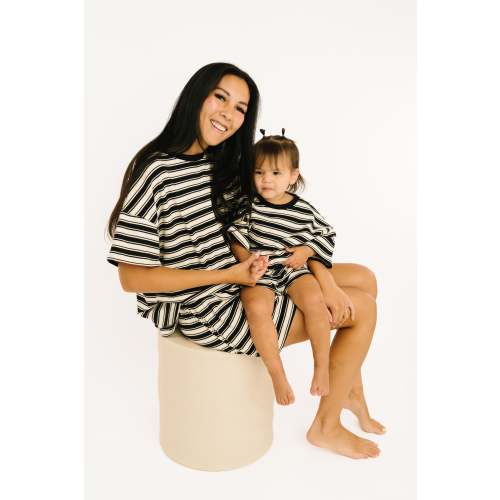 Women's Midnight Stripe Slouchy Set