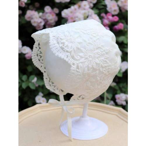 1pc Baby/Toddler Girls' Cute Lace Floral Embroidery Hollow Out Sun Hat, Breathable, Suitable For Spring And Autumn | SHEIN USA