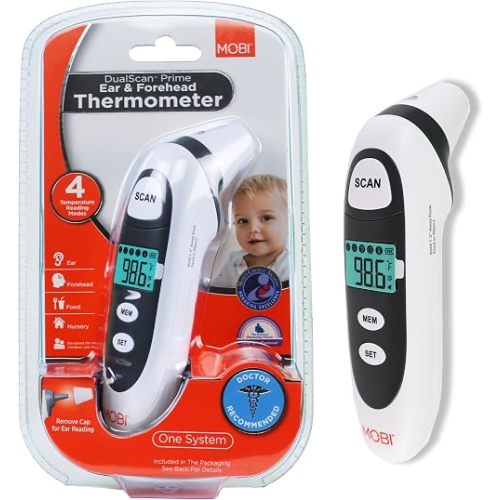Mobi Dualscan Prime Ear & Forehead Thermometer