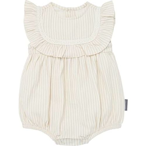 Modern Moments by Gerber Baby Girls' Lace Ruffle Bubble Romper