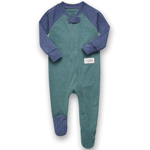VAENAIT BABY Infant Toddler Boys Girls Modal Cotton Footed Pajamas One-Piece Romper Sleep and Play 0M-2T