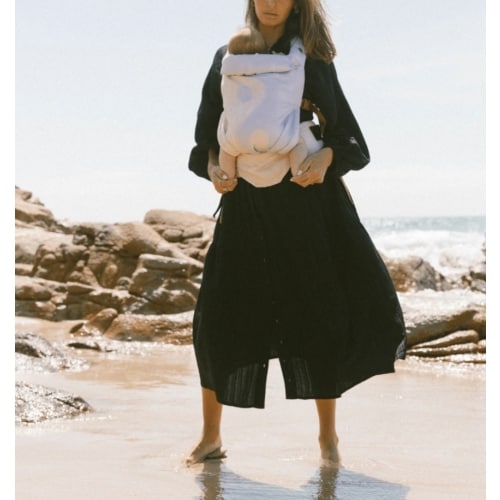 Maxi Ruby Smock Dress | Black Crepe