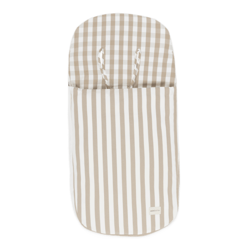 Stroller Footmuff Oak + White
