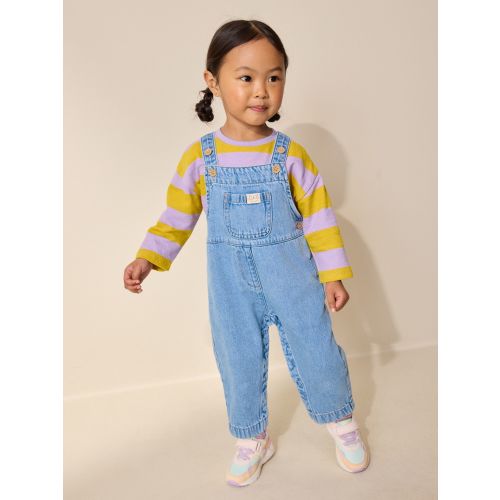 Mid Blue Denim Dungarees (6-9 months)