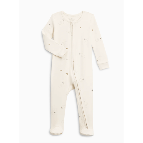 Peyton Zipper Sleeper | Bee sz NB