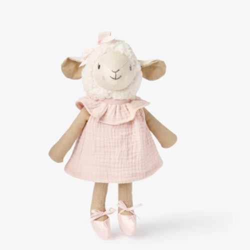 10" Lucy the Lamb Linen Toy Boxed – Elegant Baby