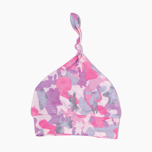 Juddlies Designs Bamboo Hat - Camoose Pink, 0-3 Months