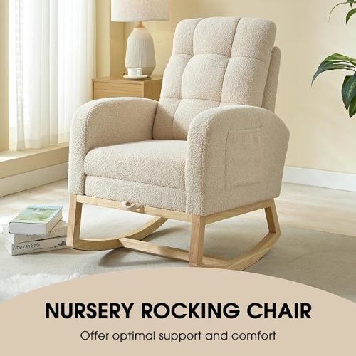 Apricot- Nursery Rocking Chair