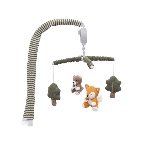 Little Textiles Musical Mobile Set, Forest Retreat