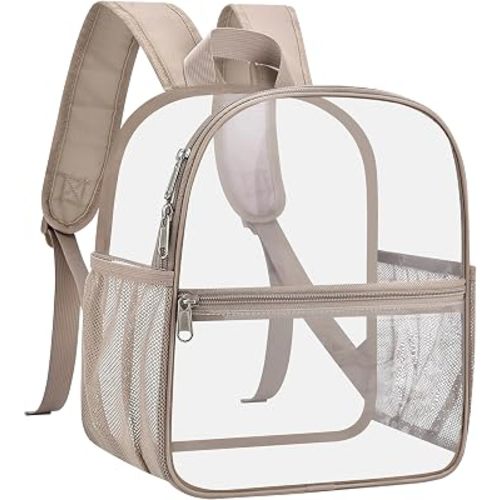USPECLARE Clear Backpack for Stadium Approved 12×6×12 Transparent Bag