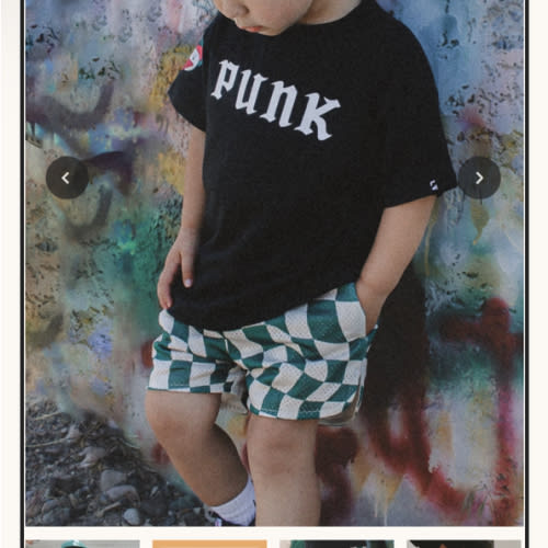 Green Checker Basketball Shorts