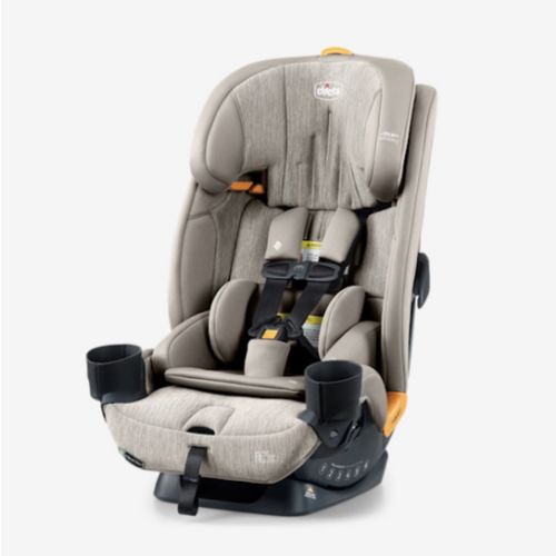 Chicco Fit3x ClearTex Ultra Slim All-in-One Car Seat - Black: Fits 3 Seats, No-Rethread Harness, Machine Washable