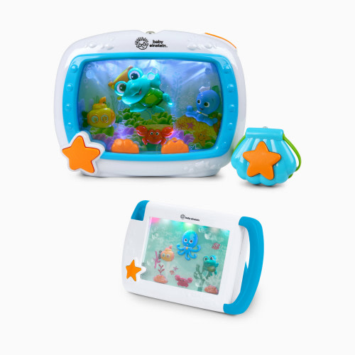 Baby Einstein Sea Dreams Soother Bundle, Musical Sound In Nursery & On-the-Go Toy