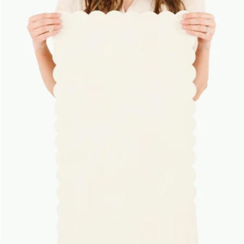 Ivory Scallop Changing Mat