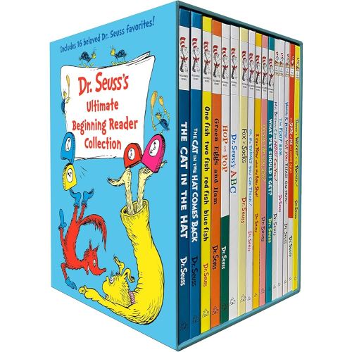 Dr. Seuss's Ultimate Beginning Reader Boxed Set Collection: Includes 16 Beginner Books and Bright & Early Books
