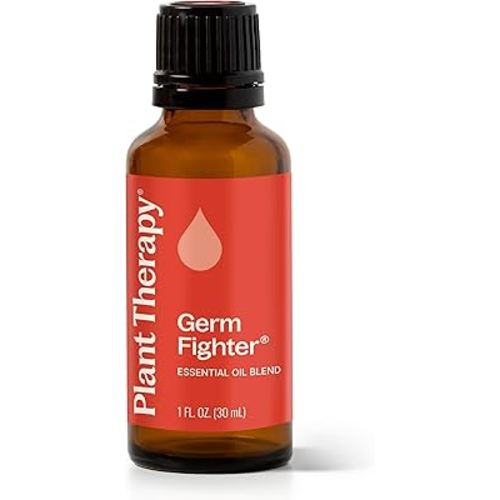 Plant Therapy Germ Fighter Essential Oil Blend 100% Pure, Undiluted, Natural Aromatherapy, Therapeutic Grade 30 mL (1 oz)