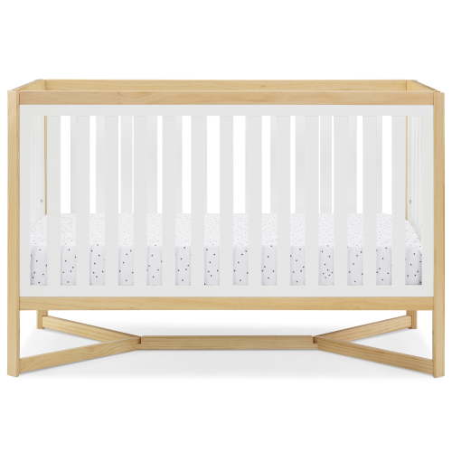 Delta Children Tribeca 4-in-1 Convertible Crib, Bianca White, Greenguard Certified
