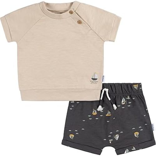 Gerber baby-boys Toddler T-shirt and Shorts Set