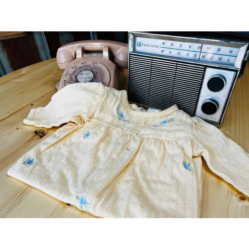 Vintage 90's Little Me Baby Floral One-Piece Sleeper | 3-Month Button