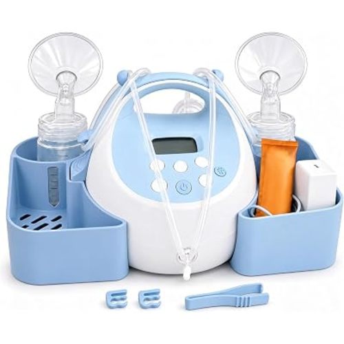 Breast Pump Caddy for Spectra S1/S2/Plus, with Tube Cap Puller＆2 Hose Clamp
