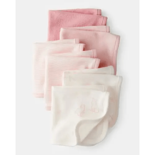 Baby Girl 6-Pack Washcloths - Pink
