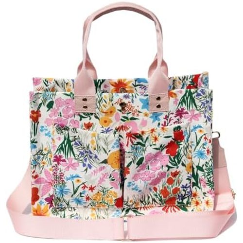 ESVAN Tote Bag for Women Purse Crossbody Bags for Work Diaper Travel Messenger Laptop Bag Handbags