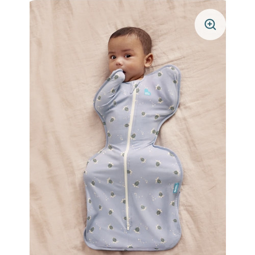 Swaddle Up™ 1.0 TOG Cotton Mist Blue Turtally