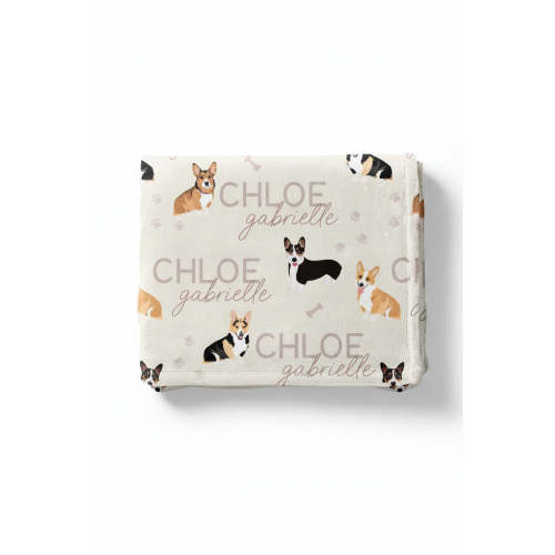 Personalized Kids Blanket | Corgi