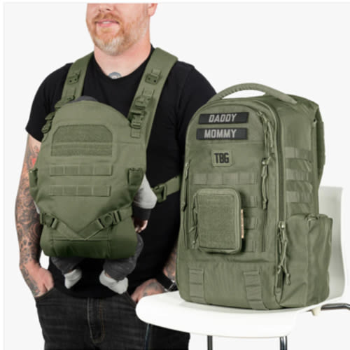 Daypack Diaper Bag & Baby Carrier Bundle - Durable, Versatile Gear – Tactical Baby Gear