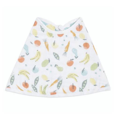 Avocado Cotton Muslin Burpy Bib | aden + anais