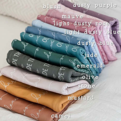 Personalized Baby Name Swaddle Blanket