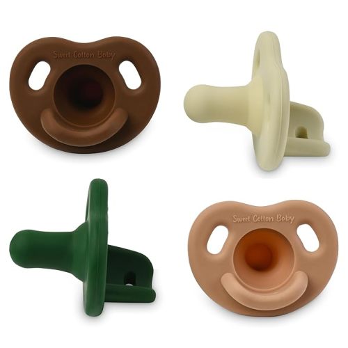 Pacifier – Soft Silicone – 0-36 Months – BPA Free – Natural Latch – Lightweight, Dishwasher Safe – for Newborns, Infants, Toddlers