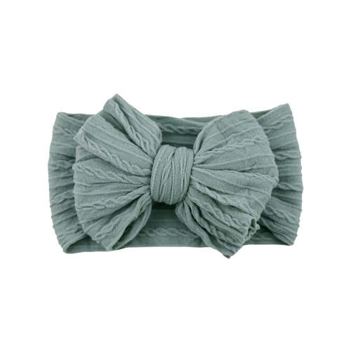 Cable Bow, Sage – SpearmintLOVE