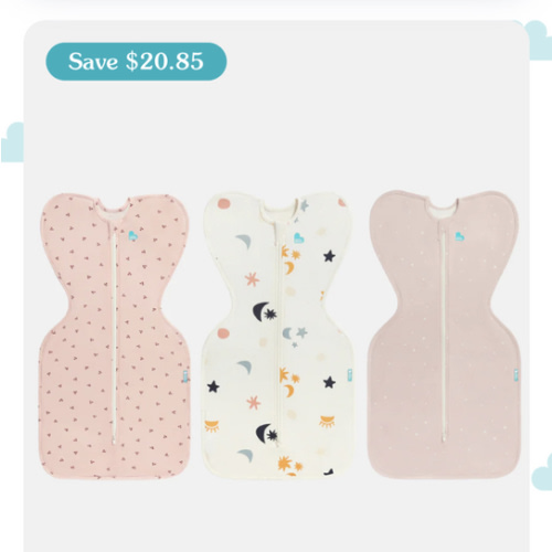 Swaddle Up Starter Bundle 1.0 TOG | Blush Cherries | Buff Lunar | Pink Twinkle