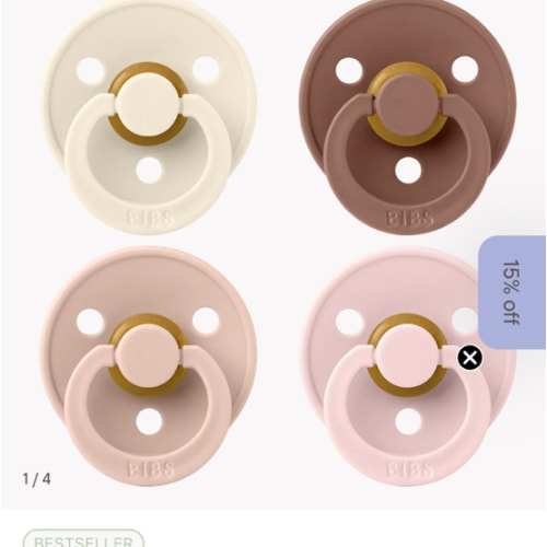 BIBS Colour 4 Pack - Ivory, Blush, Woodchuck, Blossom – Bibsworld store US