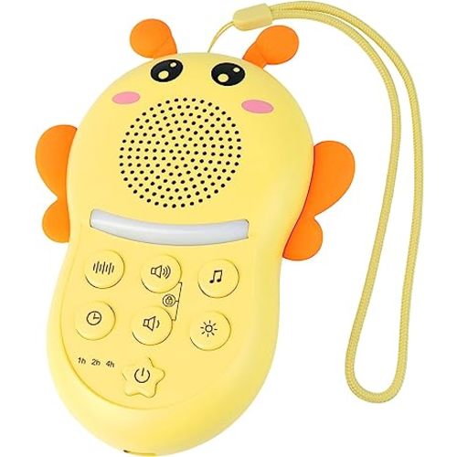 Portable Sound Machine for Baby,White Noise Sound Machine for Babies and Kids,Rechargeable Lullaby Machine with Light,Travel Sound Machine for Sleep,Great for Baby Registry Gift