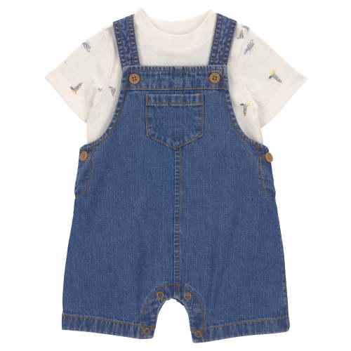 Carter's Child of Mine Baby Boy Overalls Set, 2-Piece, Sizes 0/3-24 Months