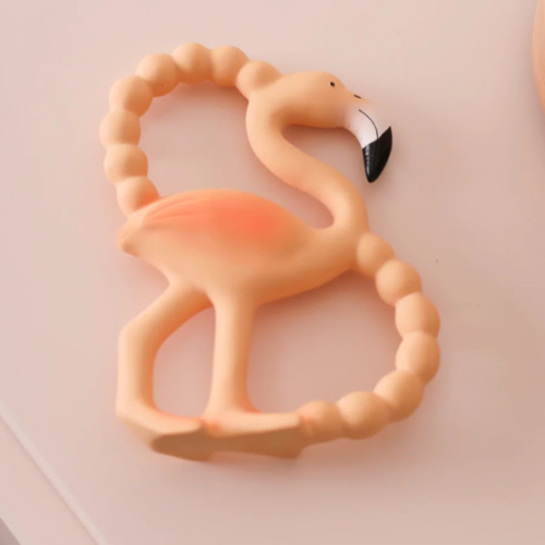 Lingo mini Teether & Bath Toy – Lingo the Flamingo