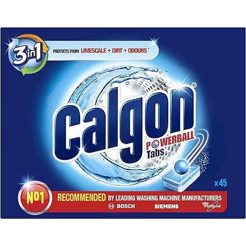 Calgon Tablets 3-In-1 Water Softener, 45 Tablets