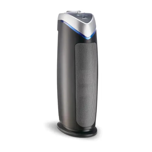 GermGuardian AC4825 HEPA PURE™ 22" Tower Air Purifier (3-speed 3-stage UV-C filtration, black - AC4825E)