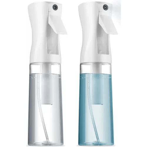 2 Pack Continuous Spray Bottles - Ultra Fine Mist Sprayer | Water Spray Bottle For Hair Mister Spray Bottle | Hair Spray Bottles For Hairstyling, Cleaning, Salons - 2pk 6.8 OZ / 200 ML